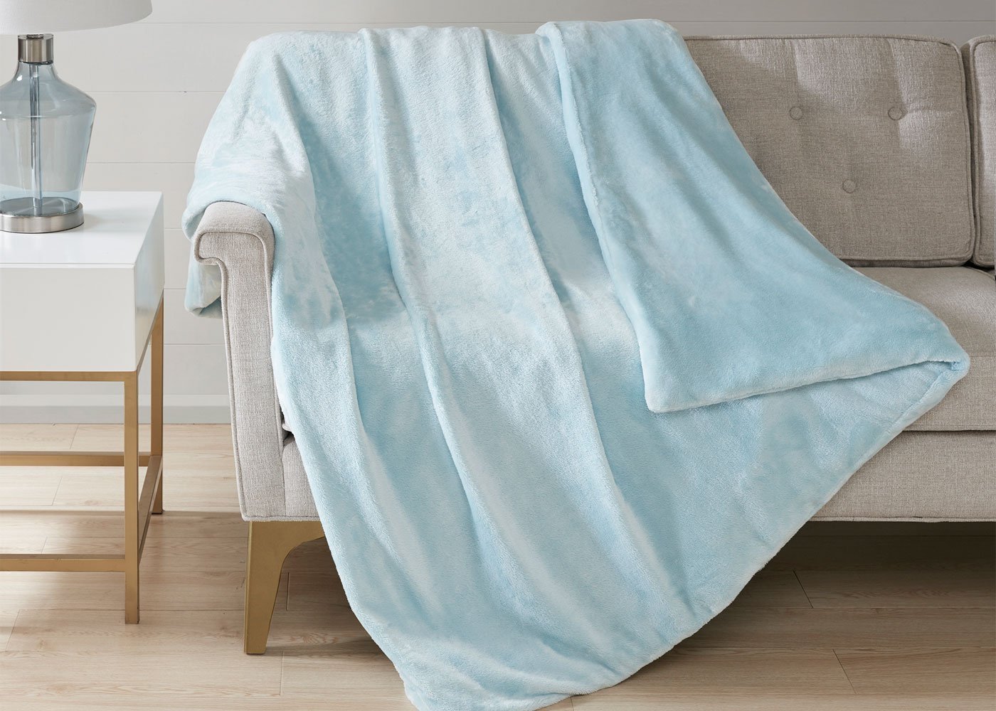 Plush Solid 12 Pound Weighted Blanket by Sleep Philosophy