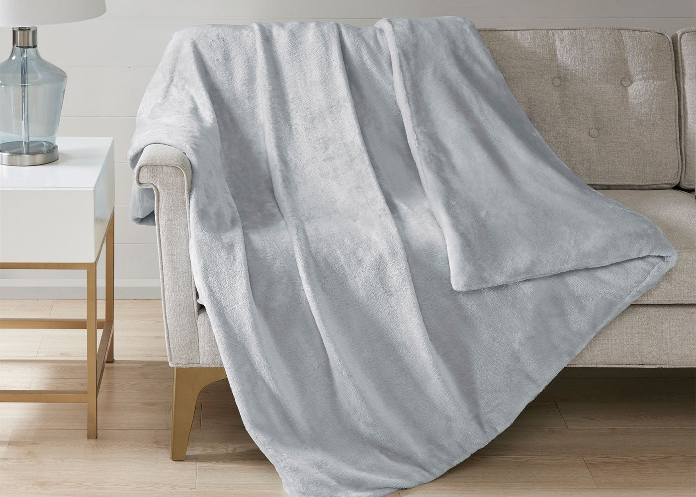Plush Solid 12 Pound Weighted Blanket