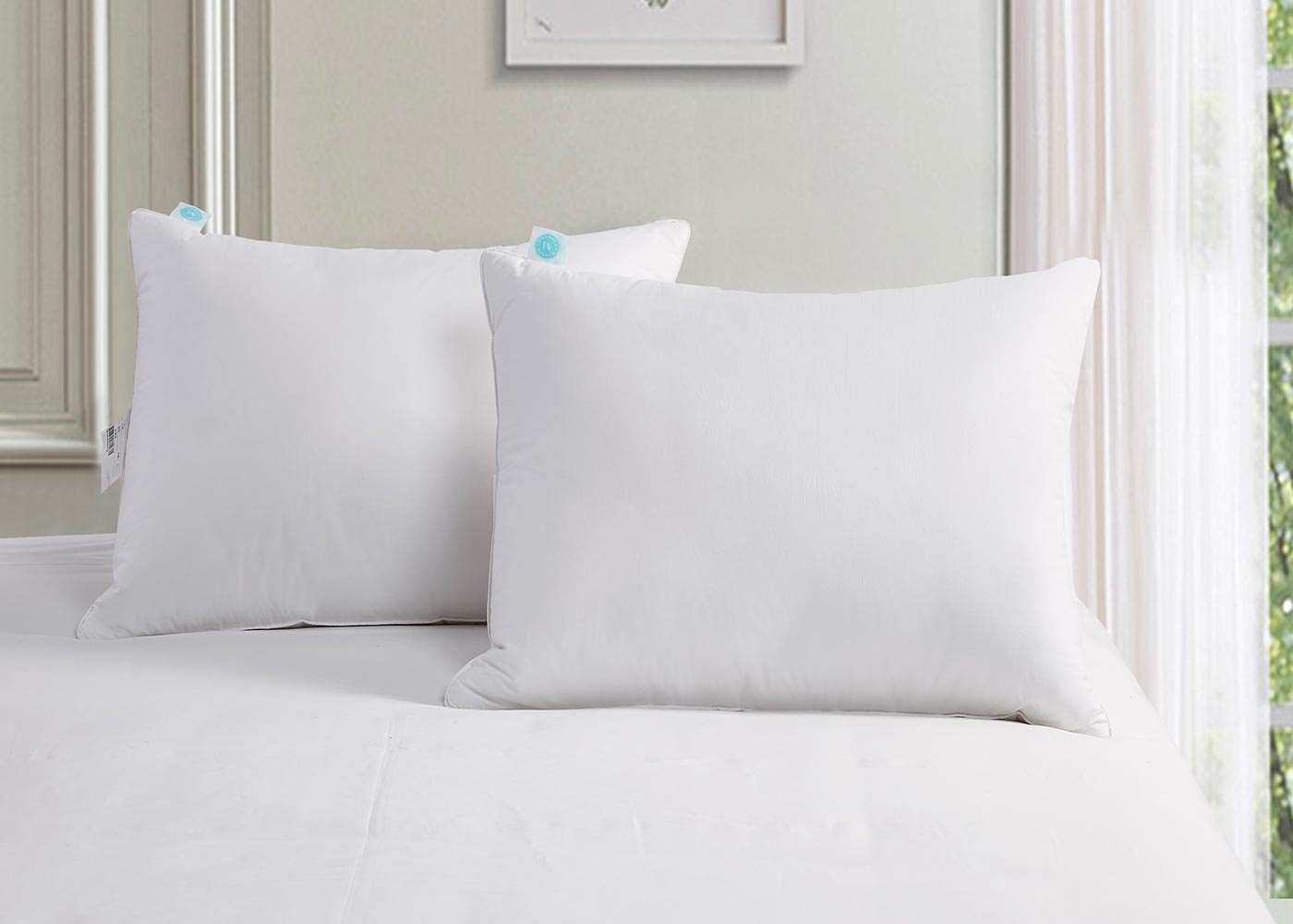 Poly Around Feather and Down Pillow 2-Pack
