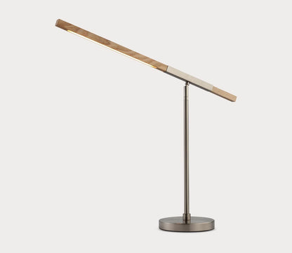 Port Clear Oak Task Table Lamp by Nova Lighting