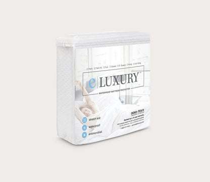Premium Dimpled Waterproof Mattress Protector by eLuxury