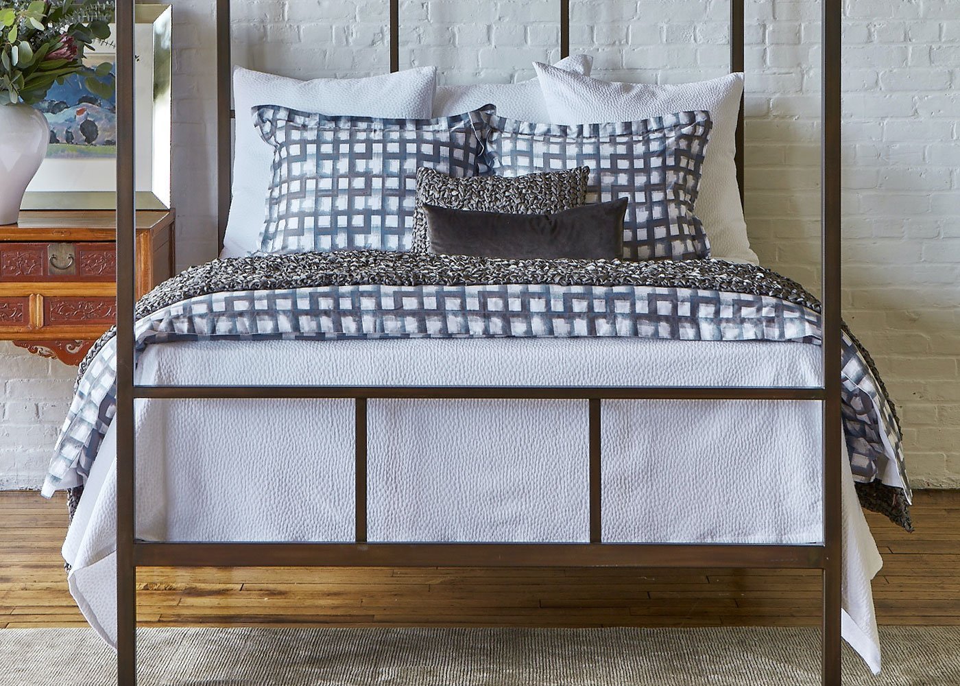 Prism Print Cotton 3-Piece Duvet Cover Set by Ann Gish
