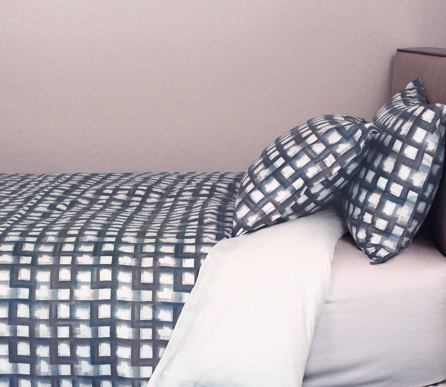 Prism Print Cotton 3-Piece Duvet Cover Set