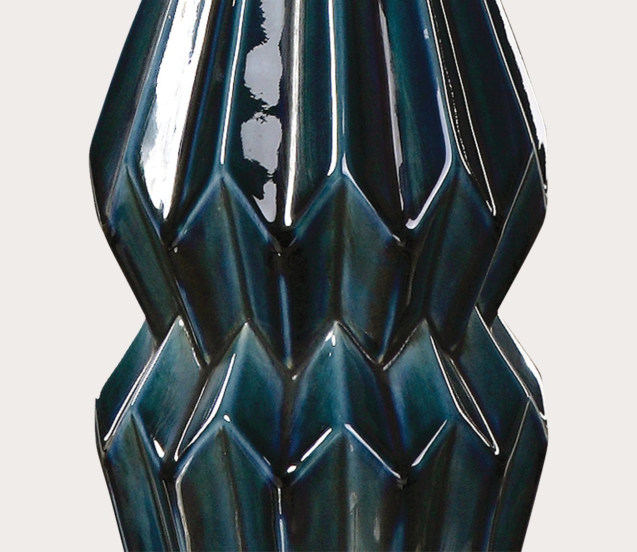 Prussian Blue Ceramic Table Lamp by Uttermost