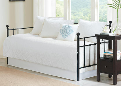 Quebec Quilted Reversible 6-Piece Daybed Cover Set in 6 Colors by Madison Park