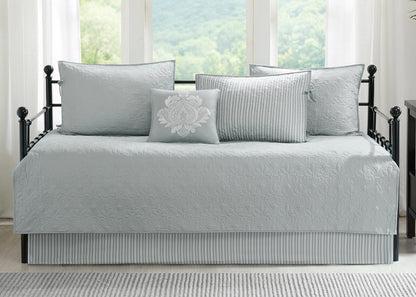Quebec Quilted Reversible 6-Piece Daybed Cover Set in 6 Colors by Madison Park