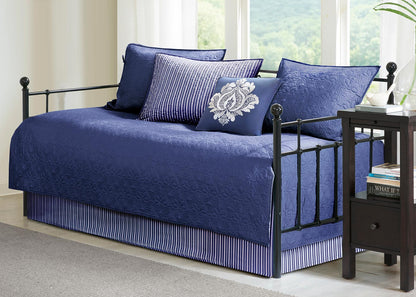 Quebec Quilted Reversible 6-Piece Daybed Cover Set in 6 Colors by Madison Park