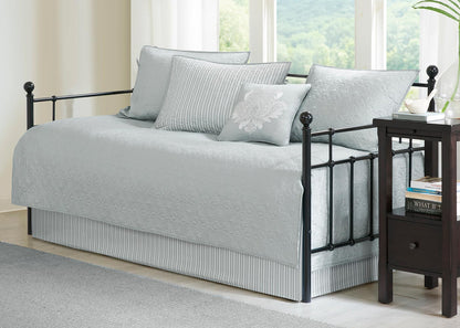 Quebec Quilted Reversible 6-Piece Daybed Cover Set in 6 Colors by Madison Park