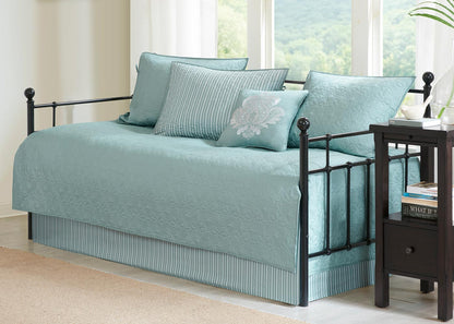 Quebec Quilted Reversible 6-Piece Daybed Cover Set in 6 Colors by Madison Park