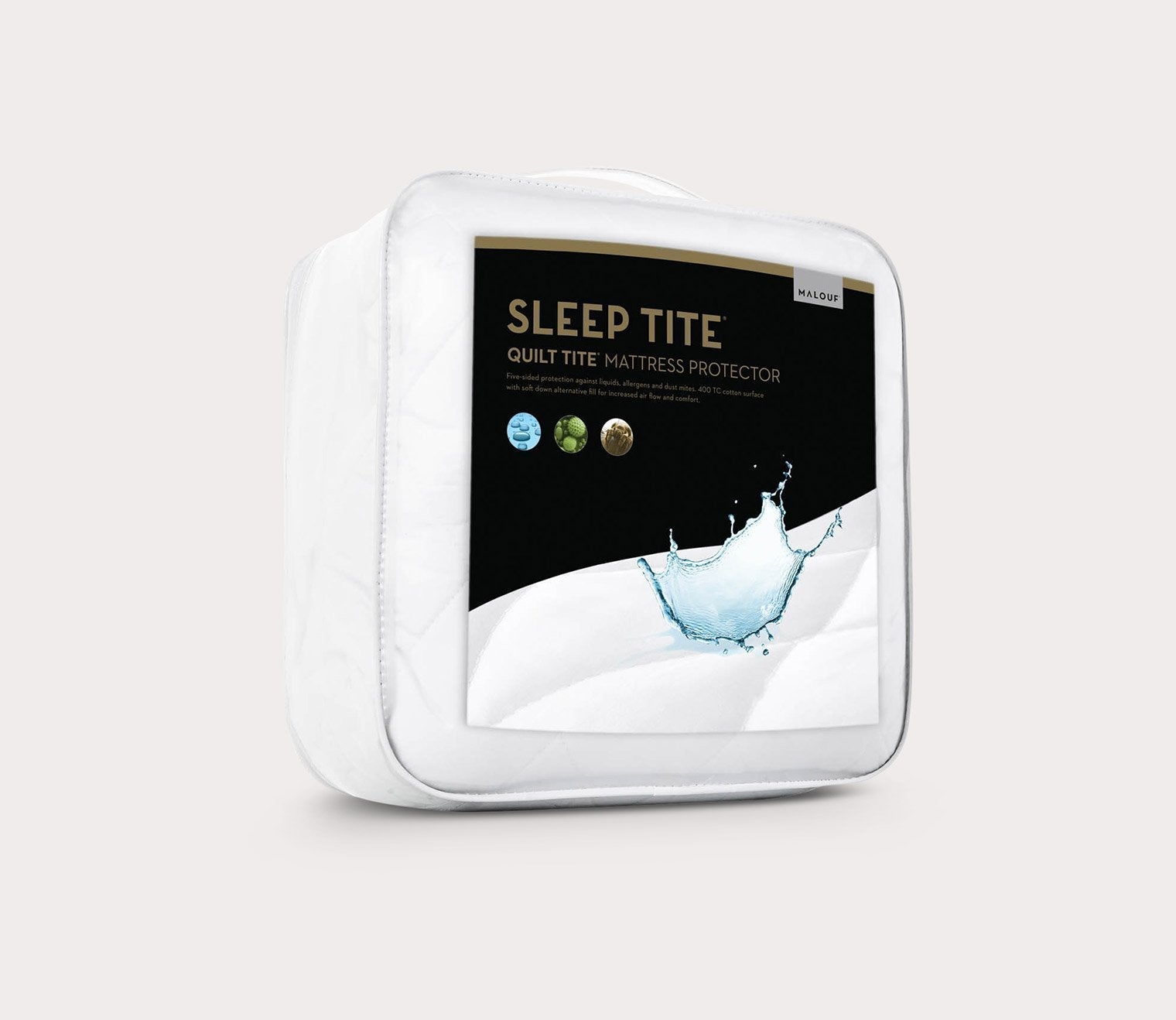 Quilt Tite Down Alternative Waterproof Mattress Protector by Malouf