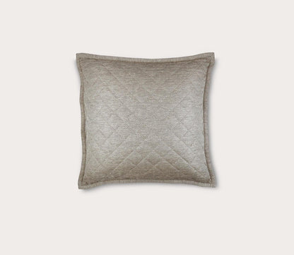Raffia Diamond Quilted Coverlet and Euro Sham Set by Ann Gish