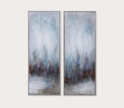 Rainy Days Hand Painted Canvas Set of 2 by Uttermost