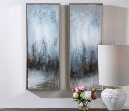 Rainy Days Hand Painted Canvas Set of 2 by Uttermost