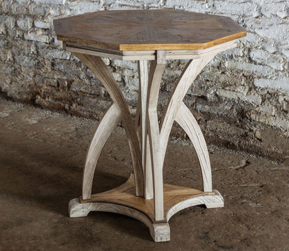 Ranen Aged White Side Table by Uttermost
