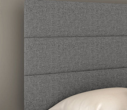 Reading Linen Fabric Upholstered Platform Bed by Arkotec