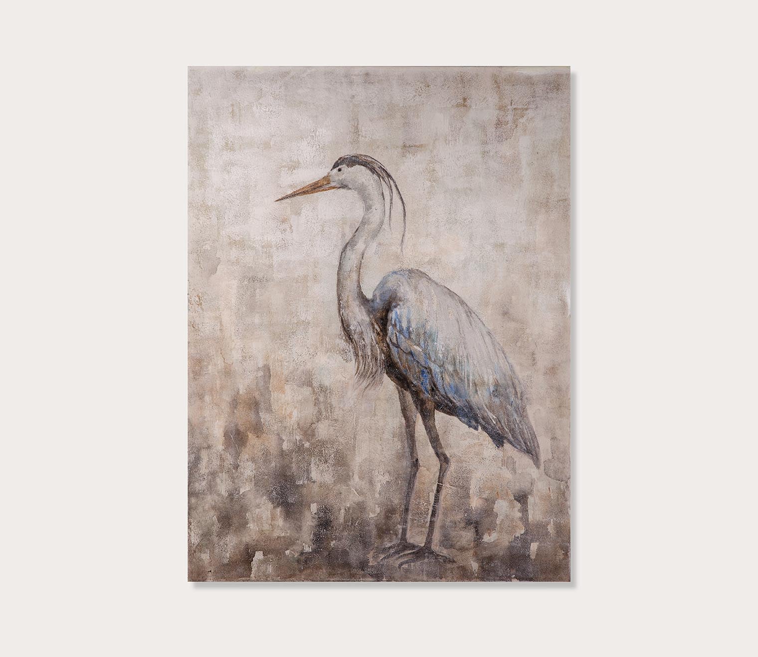 Realism Heron Wall Art