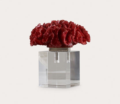 Red Coral Cluster Sculpture by Uttermost