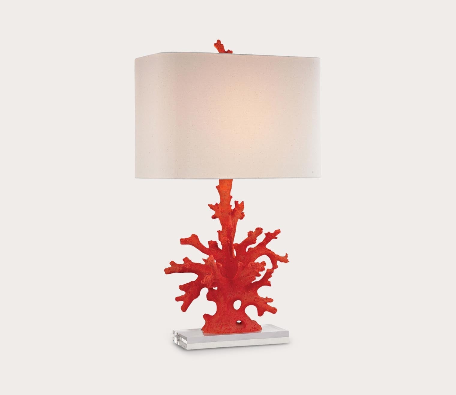 Red Coral Table Lamp