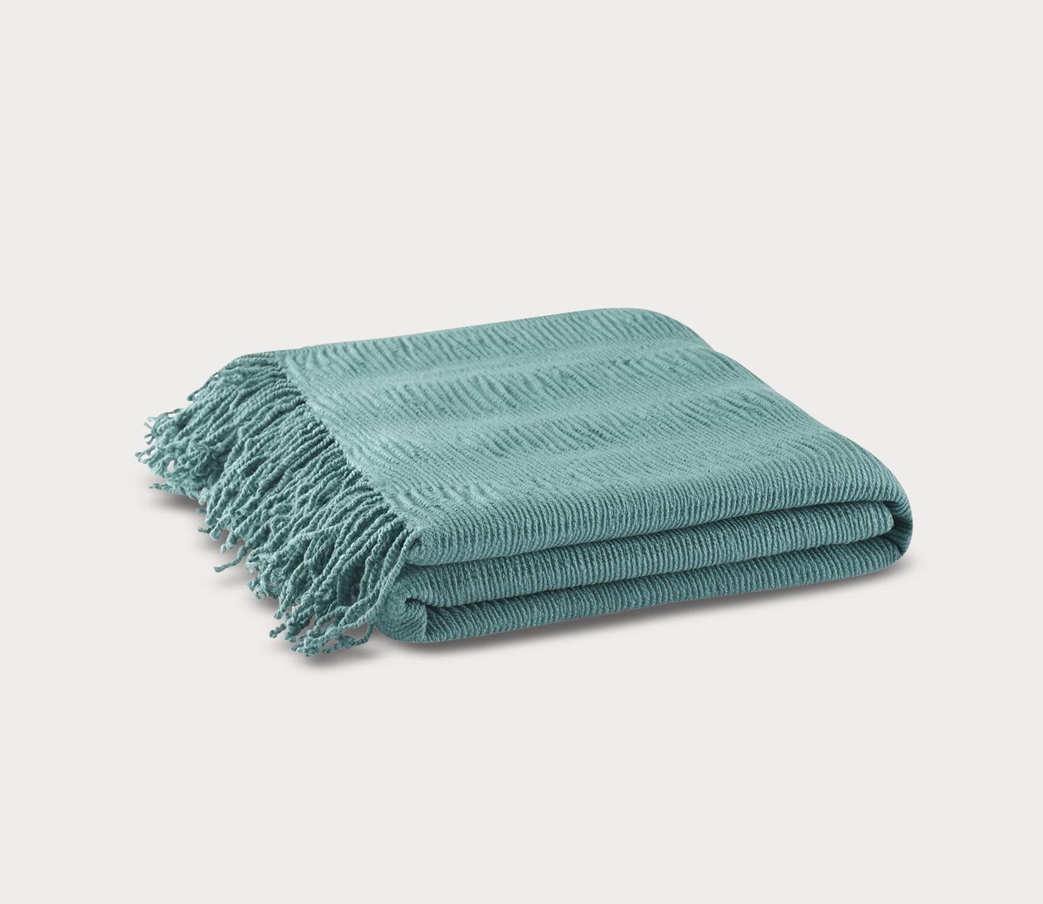 Reeve Ruched Throw Blanket by INK + IVY