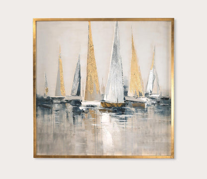 Regatta Hand Painted Canvas by Uttermost
