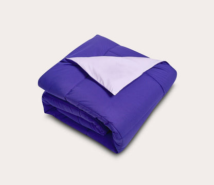 Reversible Microfiber Down Alternative Comforter in 7 Colors by Blue Ridge Home