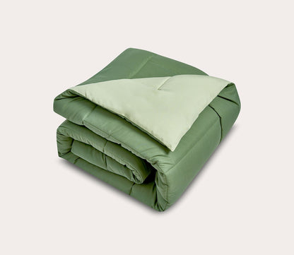 Reversible Microfiber Down Alternative Comforter in 7 Colors by Blue Ridge Home