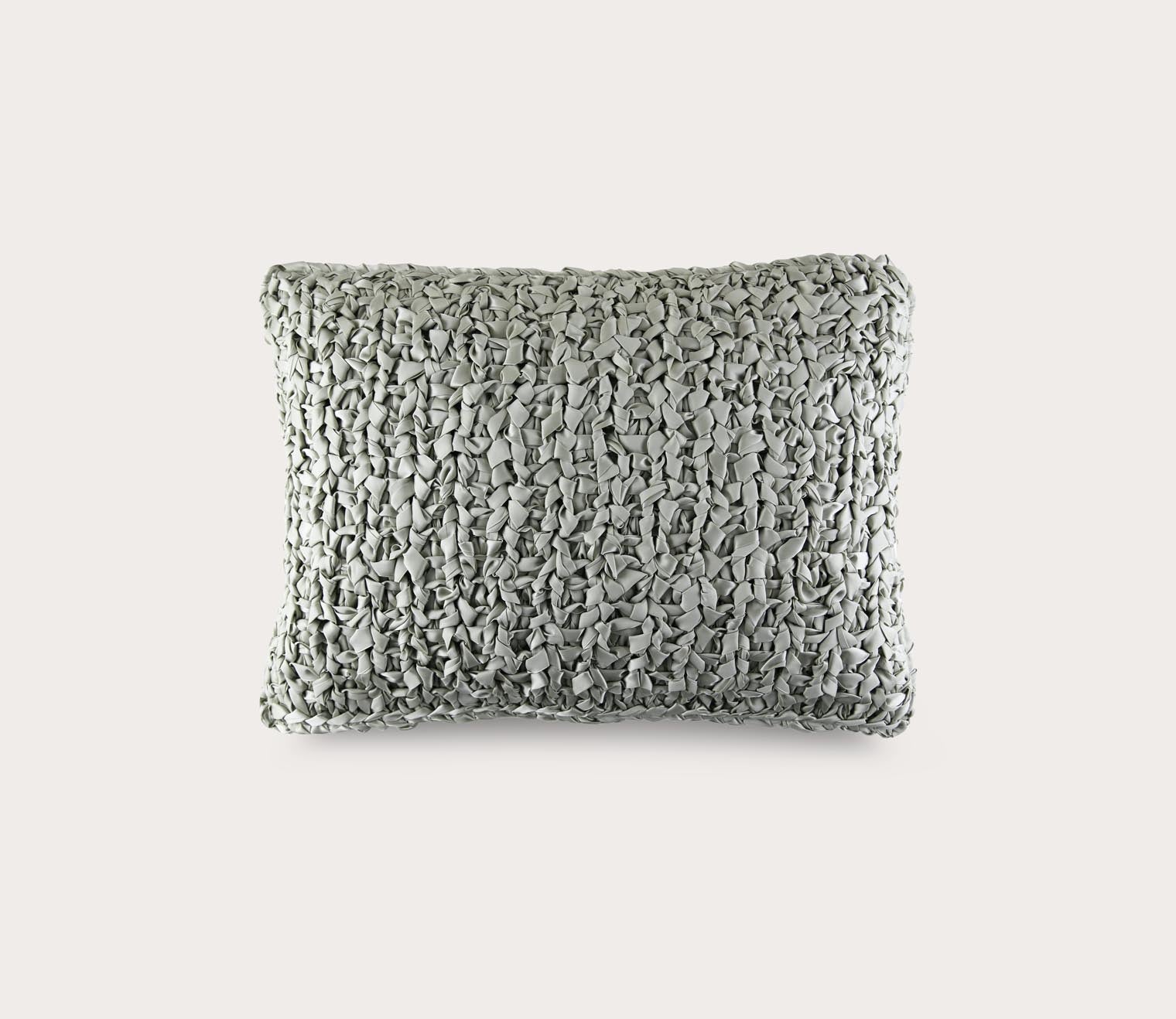 Ribbon Knit Textured Throw Pillow by Ann Gish