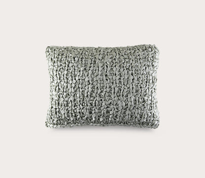 Ribbon Knit Textured Throw Pillow by Ann Gish