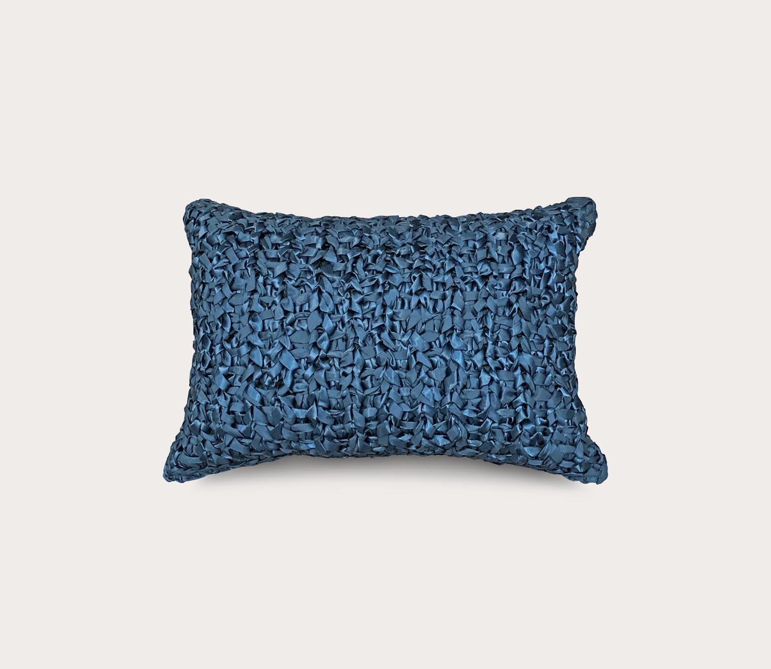 Ribbon Knit Textured Throw Pillow by Ann Gish
