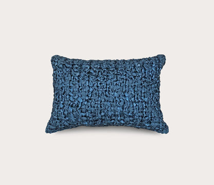 Ribbon Knit Textured Throw Pillow by Ann Gish