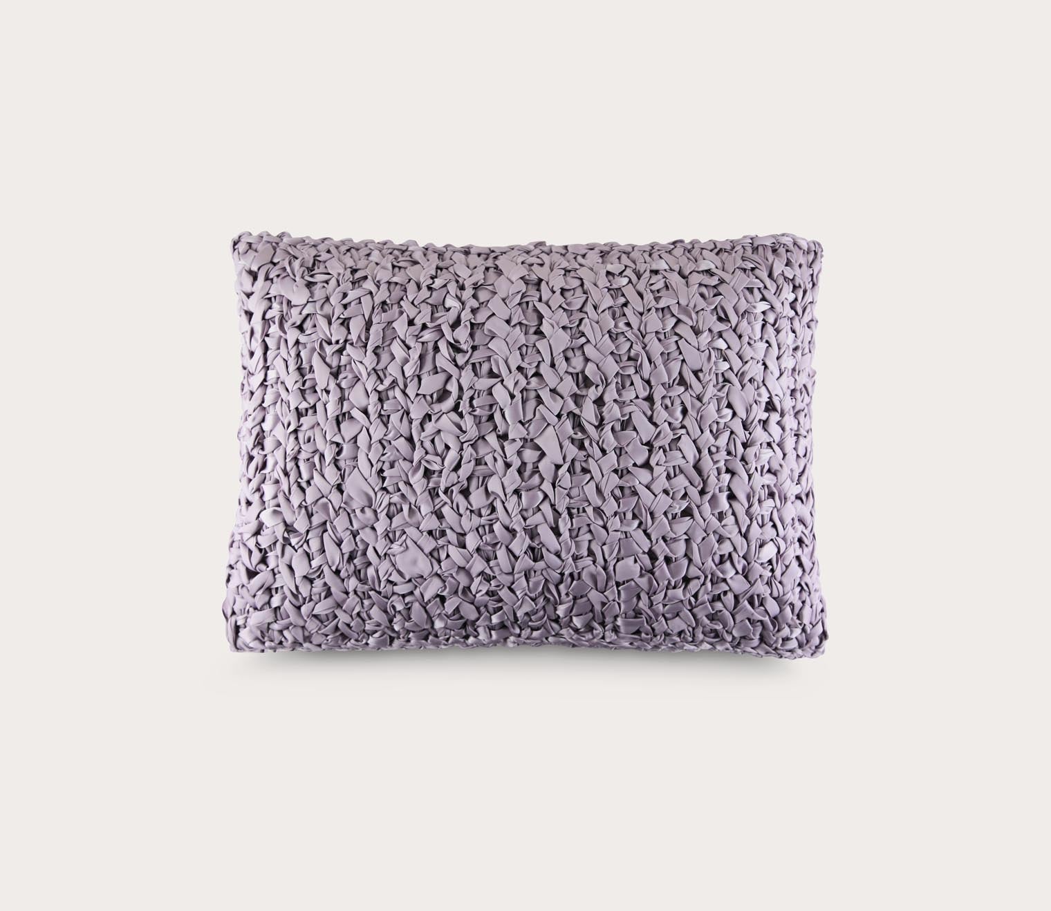 Ribbon Knit Textured Throw Pillow by Ann Gish