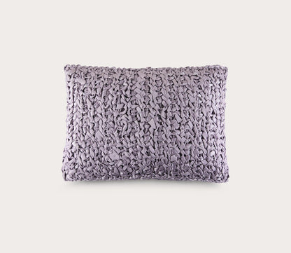Ribbon Knit Textured Throw Pillow by Ann Gish