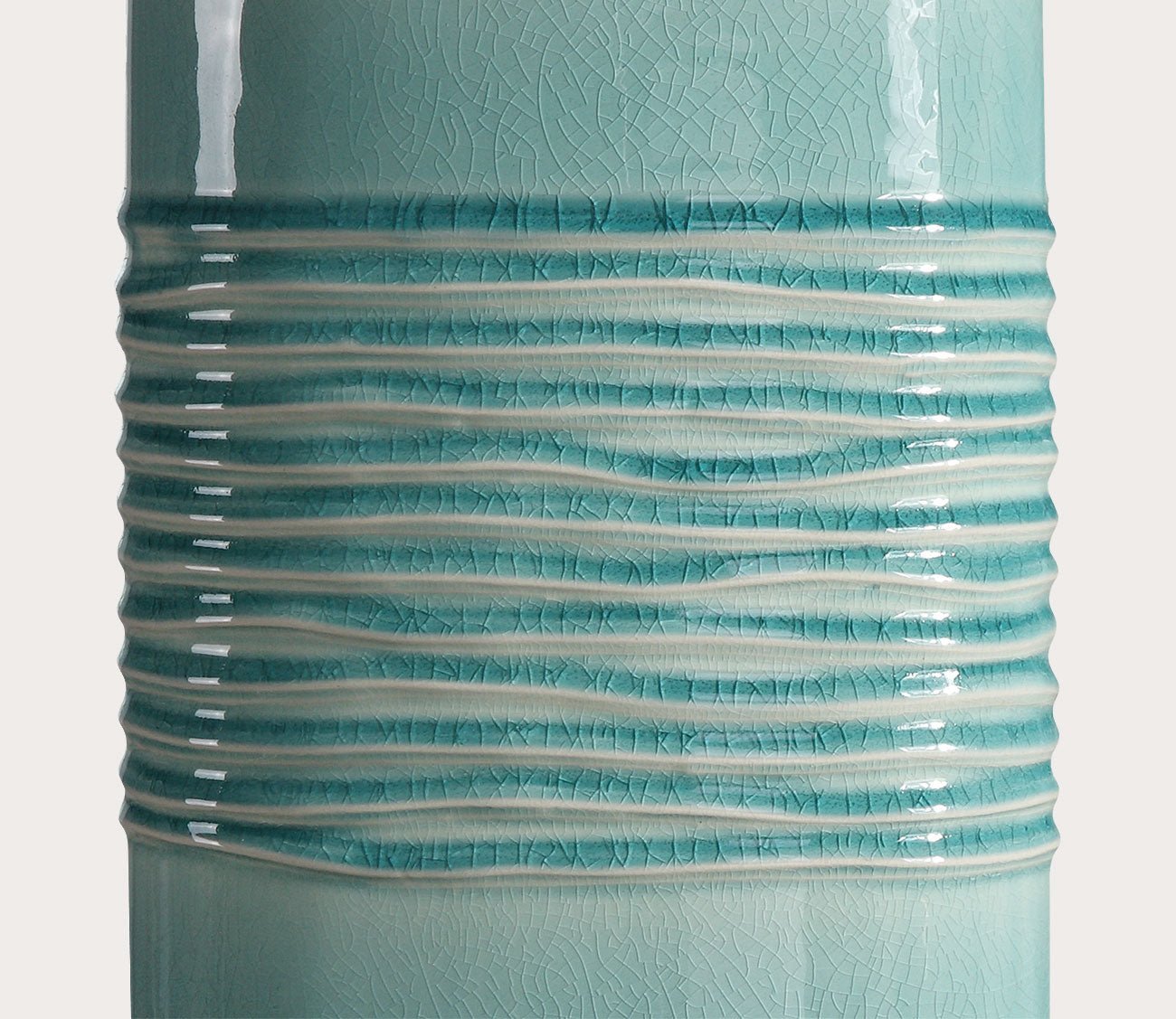 Rila Distressed Teal Table Lamp by Uttermost