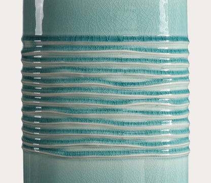 Rila Distressed Teal Table Lamp by Uttermost