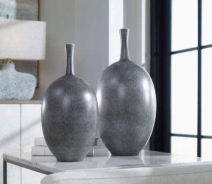 Riordan Modern Vases Set of 2 by Uttermost