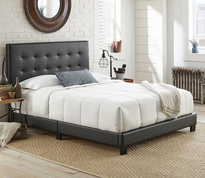 Ripley Faux Leather Upholstered Platform Bed by Arkotec