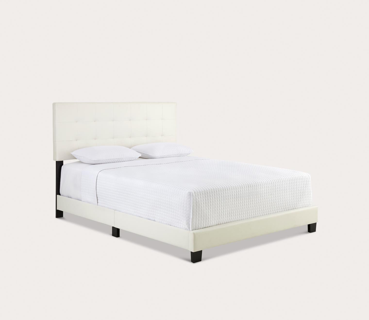 Ripley Faux Leather Upholstered Platform Bed by Arkotec