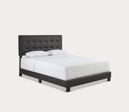 Ripley Faux Leather Upholstered Platform Bed by Arkotec