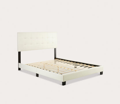 Ripley Faux Leather Upholstered Platform Bed by Arkotec