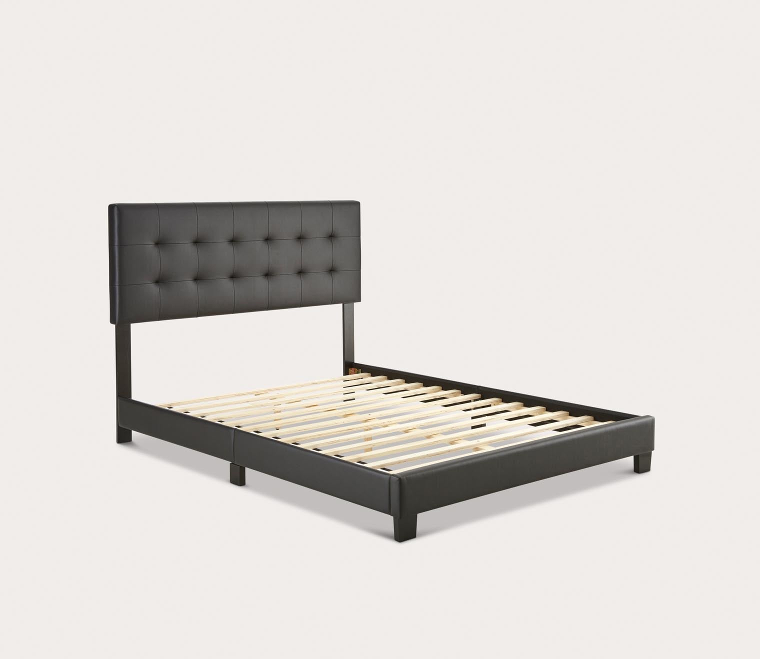 Ripley Faux Leather Upholstered Platform Bed by Arkotec