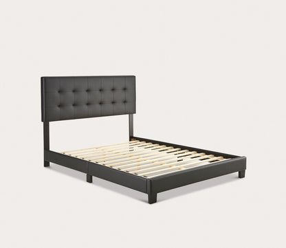 Ripley Faux Leather Upholstered Platform Bed by Arkotec