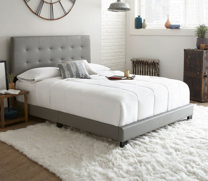 Ripley Faux Leather Upholstered Platform Bed by Arkotec