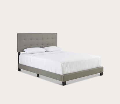 Ripley Faux Leather Upholstered Platform Bed by Arkotec