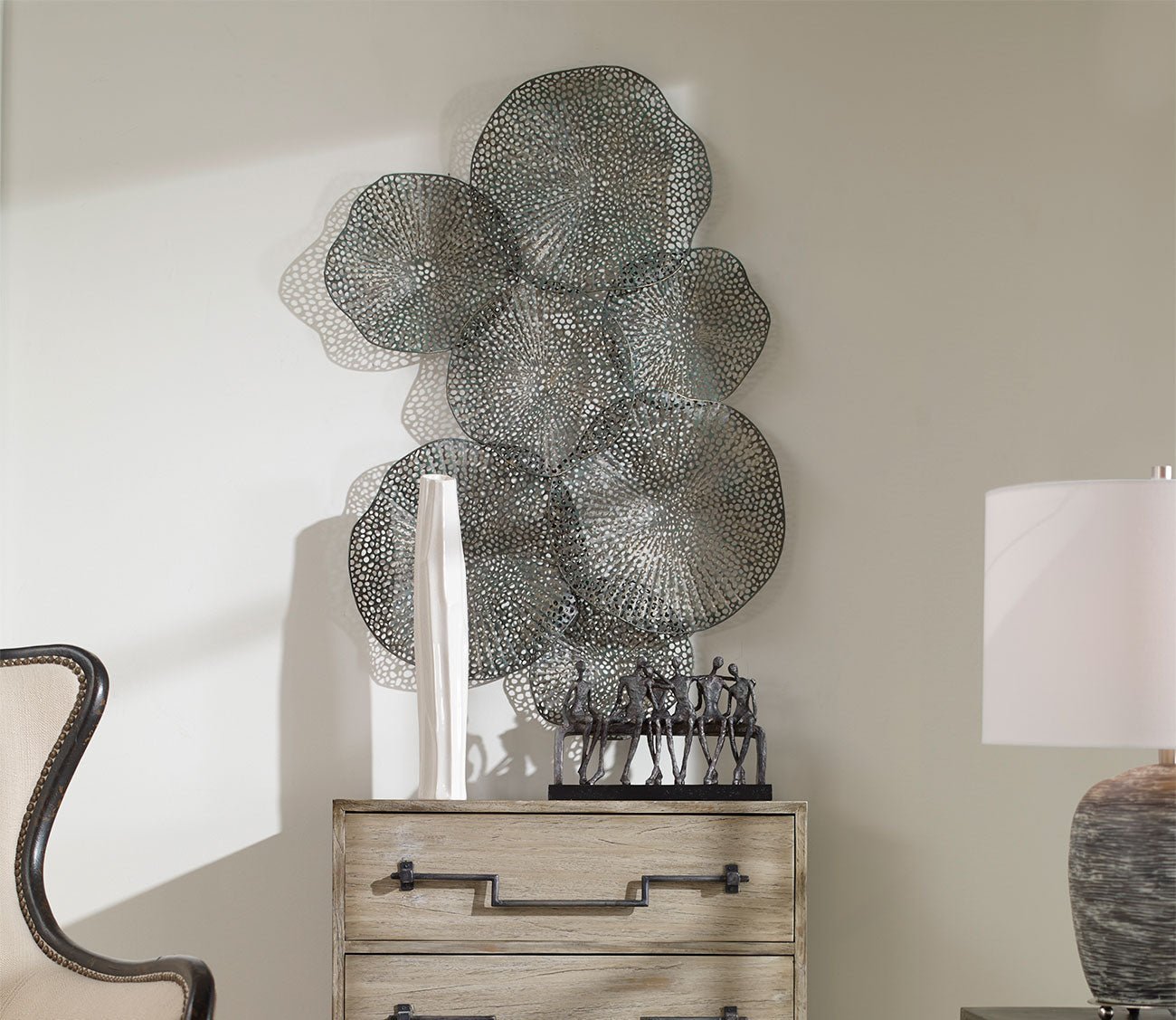 Ripley Metal Leaf Wall Art by Uttermost