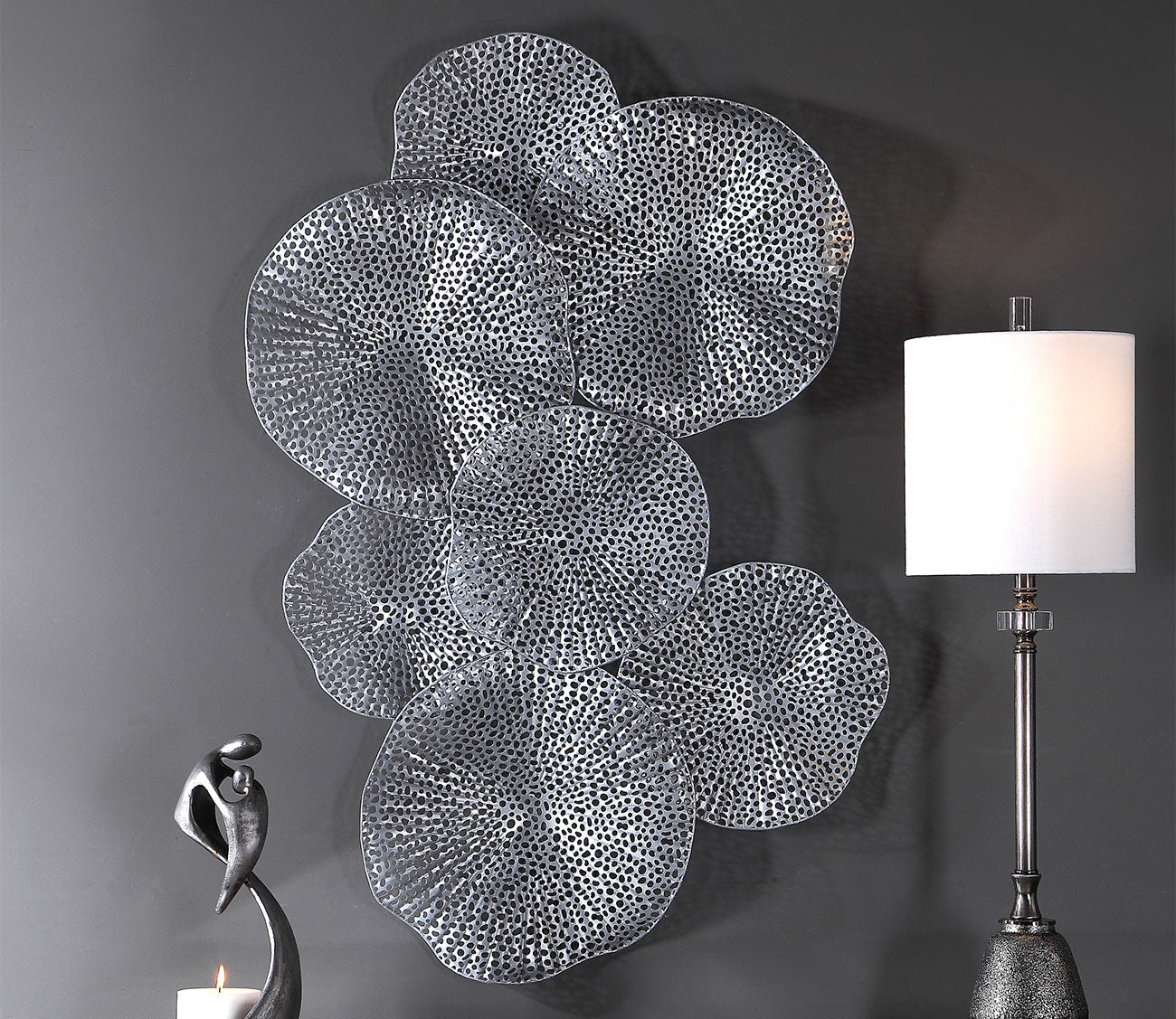 Ripley Pewter Metal Wall Art