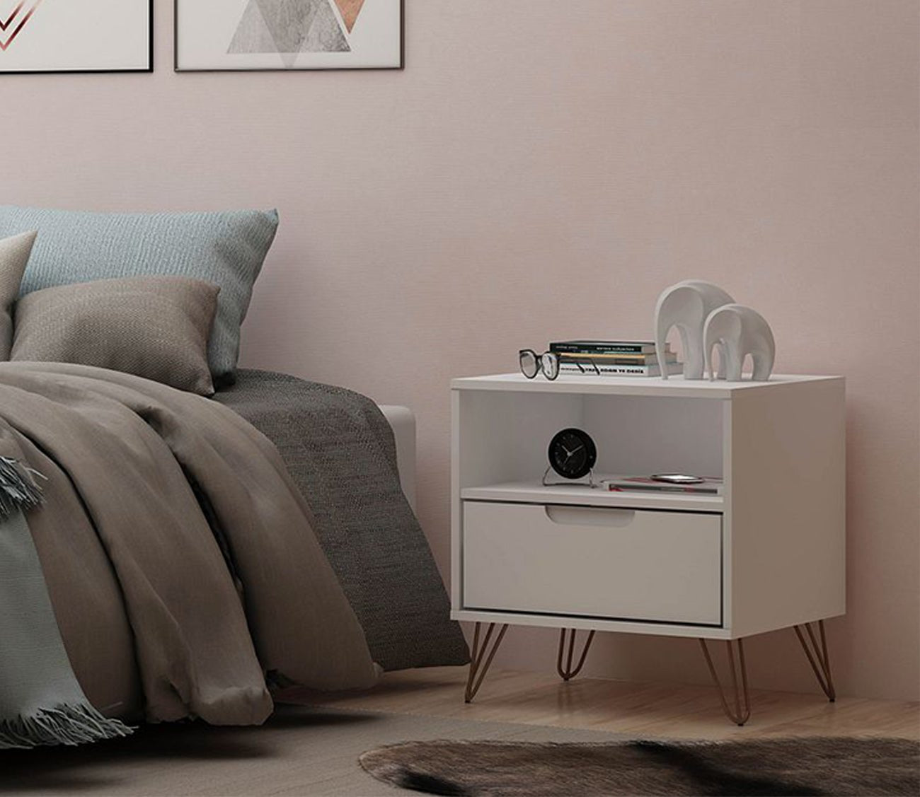 Rockefeller 1.0 1-Drawer Nightstand