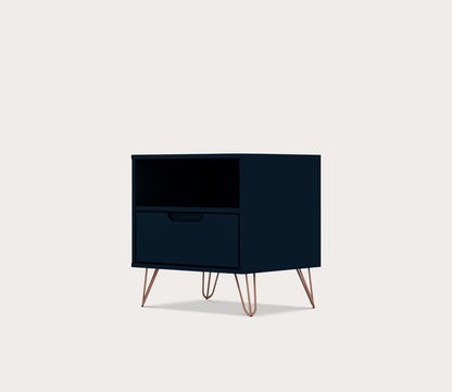Rockefeller 1.0 1-Drawer Nightstand by Manhattan Comfort