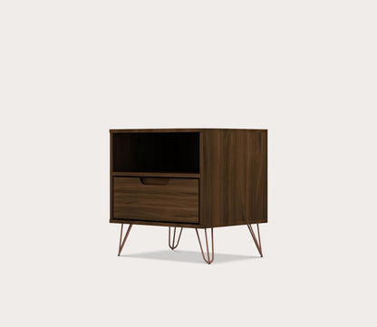 Rockefeller 1.0 1-Drawer Nightstand by Manhattan Comfort