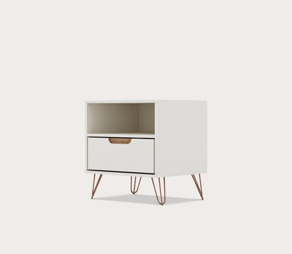 Rockefeller 1.0 1-Drawer Nightstand by Manhattan Comfort