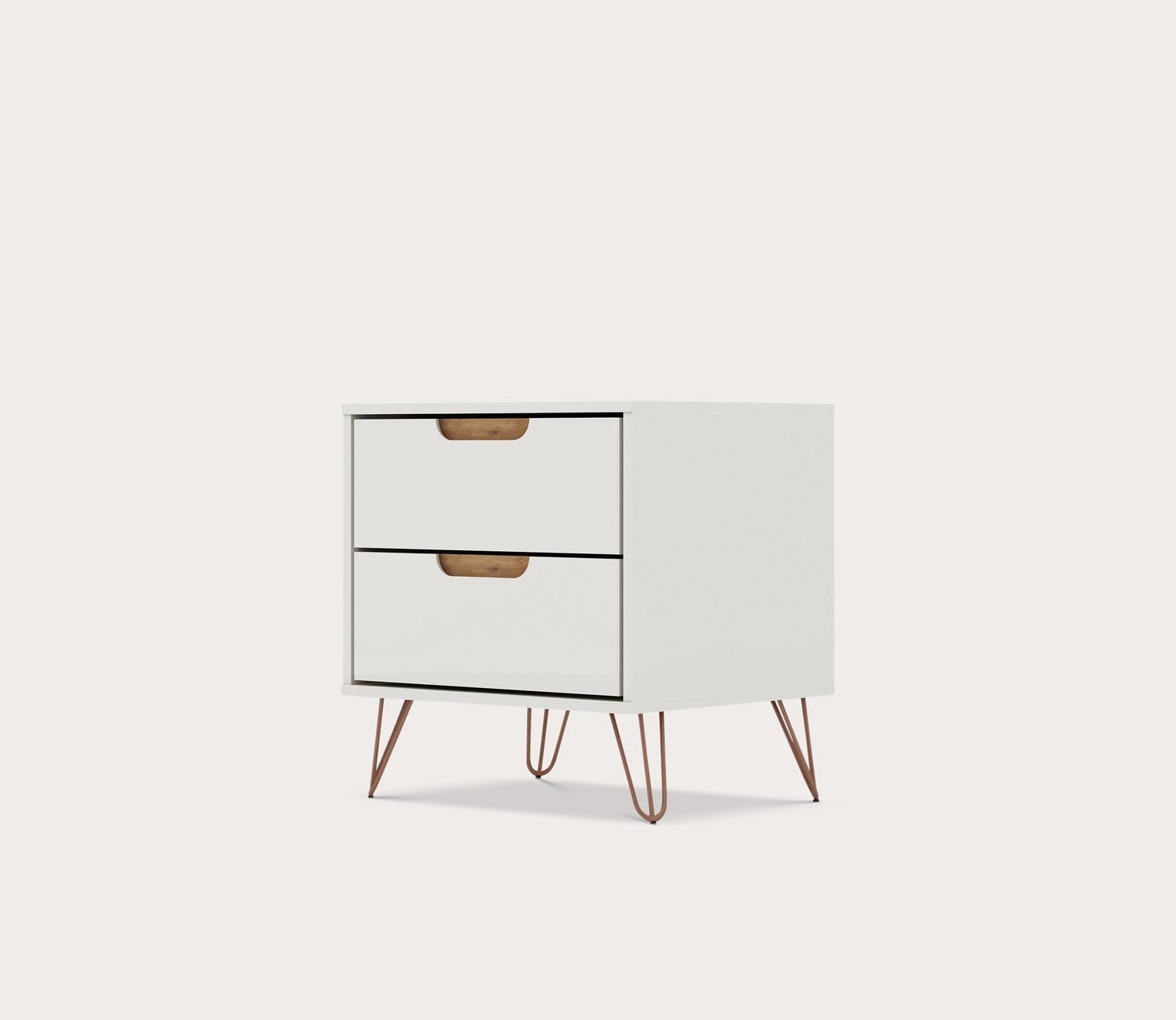 Rockefeller 2.0 2-Drawer Nightstand by Manhattan Comfort